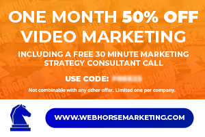 50% off video marketing