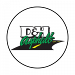 logo for D&H asphalt company in michigan